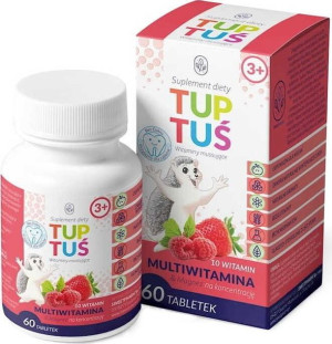 Multiwitaminy Z Magnezem O Smaku Truskawkowo - Malinowym Na Koncentrację Dl
