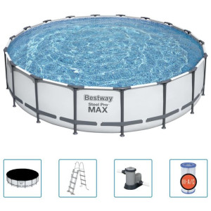 Basen Steel Pro MAX z akcesoriami, 549x122 cm