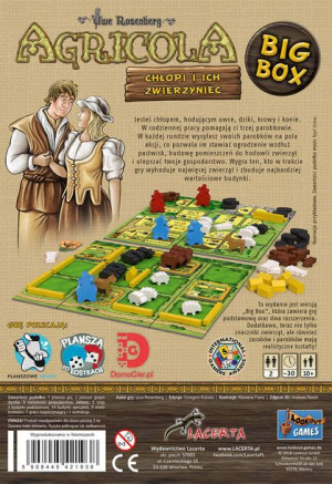 AGRICOLA BIG BOX GRA Chłopi dla 2 osób +DODATKI