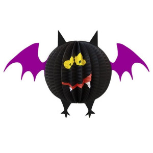 Lampion Papierowy Nietoperz Na Halloween