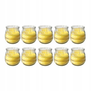 Świeca Przeciw Komarom Citronella Zestaw 10 Sztuk