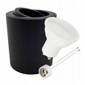 Oprawa Natynkowa Tuba Ruchoma Alu Led Gu10 6w