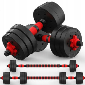 Hantle Regulowane ATHENA 2X20Kg Zestaw Ze Sztangą 40Kg