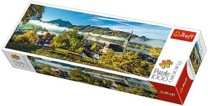 Trefl Puzzle 1000el panorama Nad jeziorem Schliersee