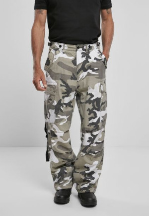 Spodnie Bojówki M-65 Vintage Cargo Snowcamo
