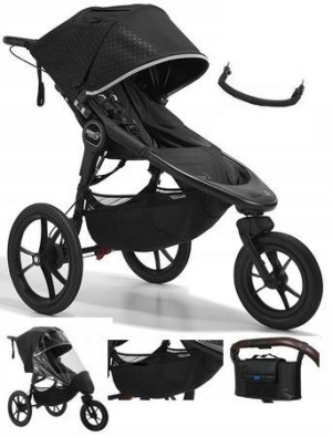 Baby Jogger Summit X3 wózek spacerowy biegowy do 22 kg + MEGA AKCESORIA