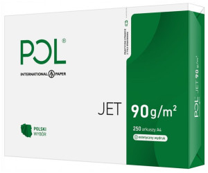 Papier ksero PolJet A4 90g klasa A 250 arkuszy