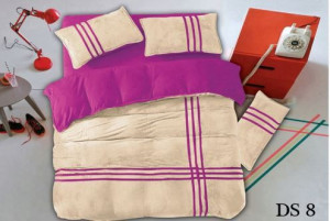 Pościel flanelowa pluszowa 3D 200x220  3-częściowa wzórDS8 produkt polski