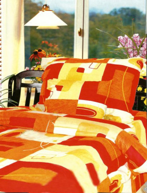 Pościel flanelowa ciepła 160x200  3-częściowa CW-FL1603-8