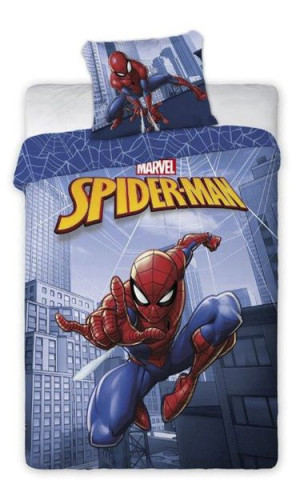 Pościel dziecięca bawełniana 160x200  2-częściowa Spiderman046