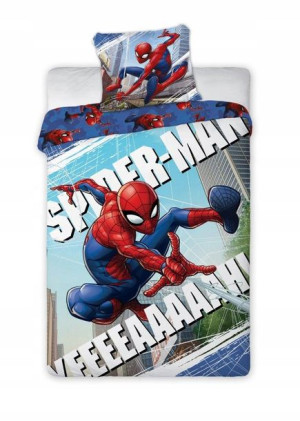 Pościel dziecięca bawełniana 140x200  2-częściowa Spiderman030