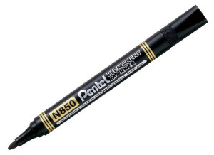 Marker Permanentny Pentel N850 Okrągły Czarny