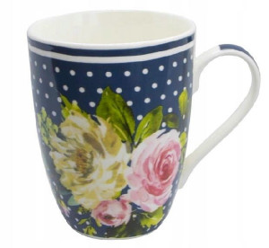 Kubek Gatunkowa Porcelana Cudowne Kwiaty 340ml.