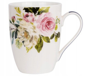 Kubek Gatunkowa Porcelana Cudowne Kwiaty 340ml.