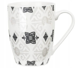 Kubek Gatunkowa Porcelana Stylowe Ornamenty 350ml.