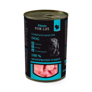Fitmin For Life Monoprotein Turkey Mokra Karma Dla Psa z Indykiem 400 g