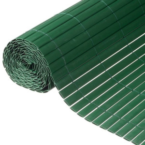 Dwustronna mata ogrodzeniowa, PVC, 1 x 3 m, zielona