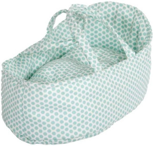 BARRUTOYS Nosidełko dla Lalek 3 Dots Green 36 cm