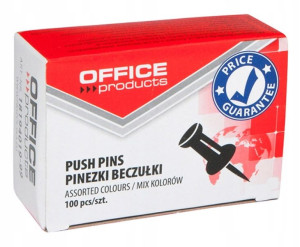 Pinezki Pinezka Do Tablic Korkowych 100 Sztuk