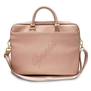 Guess Saffiano Torba Uniwersalna 15" - Pink
