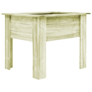 Podwyższona donica na nóżkach 100x80x80 cm impregnowana tarcica