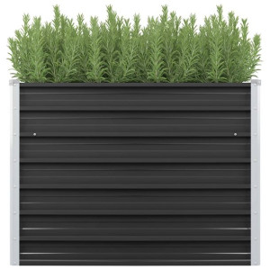Podwyższona donica, antracyt, 100x40x77 cm, galwanizowana stal