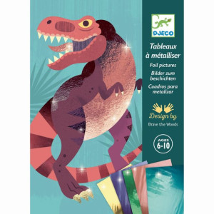 Zestaw z folią transferową DINOZAURY Djeco