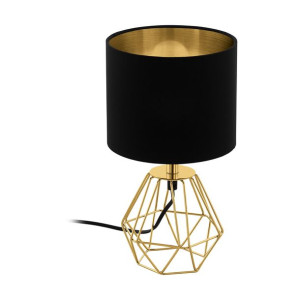 Lampa stołowa czarno-złota Calton 2 95788