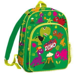 Plecak szkolny dwukomorowy Crazy Dino