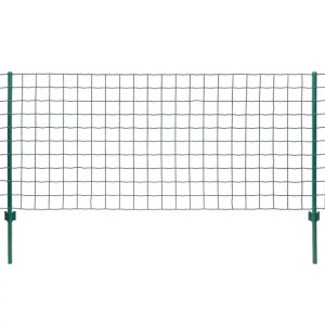 Euro ogrodzenie, stalowe, 20 x 0,8 m, zielone
