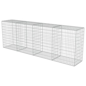 Ściana gabionowa z pokrywami, galwanizowana stal, 300x50x100 cm