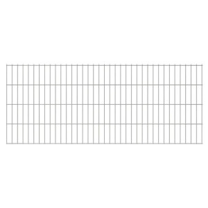 Panele ogrodzeniowe 2D, 2,008 x 0,83 m, 4 m, srebrne