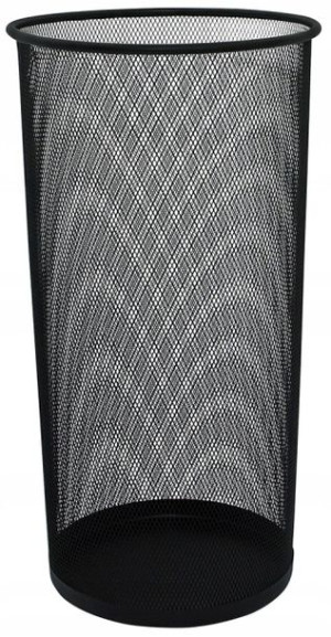 Stojak Parasole Metalowy Czarny Wysokość 50 Cm