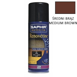 SAPHIR BDC Nubuck Suede Renovetine - Renowator do zamszu i nubuku średni br