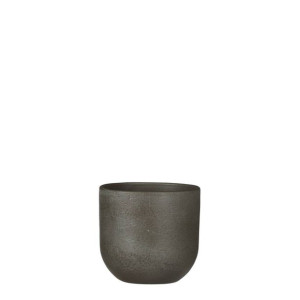 Osłonka ceramiczna na doniczkę khaki śr. 14cm