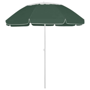 Parasol plażowy, zielony, 300 cm