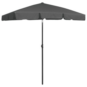 Parasol plażowy, antracytowy, 180x120 cm