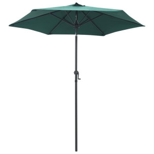 Parasol, zielony, 200 x 211 cm, aluminium