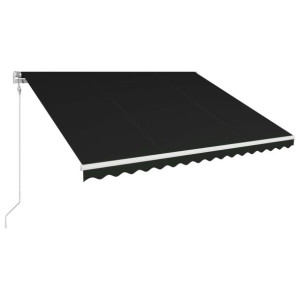 Automatycznie zwijana markiza, 400 x 300 cm, antracytowa