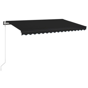Automatycznie zwijana markiza, 400 x 350 cm, antracytowa