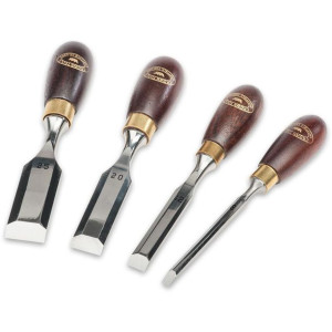zestaw dłut Crown 4 Piece Butt Chisel Set