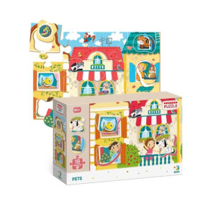 Puzzle 18 Zwierzęta Domowe