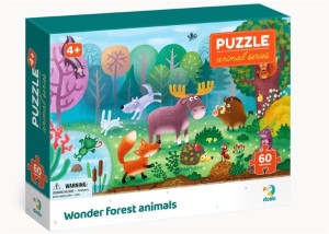 Puzzle 60 Zwierzęta Leśne