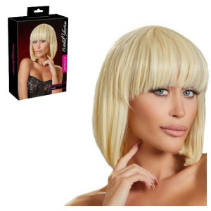 Peruka Bob Blond Blondynka 28cm Sztuczne Włosy