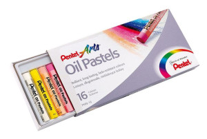 Kredki Pastelowe Olejne 16 Kolorów PENTEL PHN16