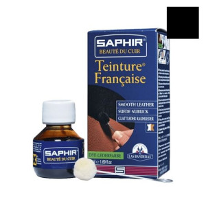 SAPHIR BDC Teinture Francaise - Farba do skór czarna nr01, 50ml