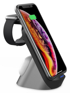 Tech-Protect H18 | Ładowarka indukcyjna 3w1 - BLACK