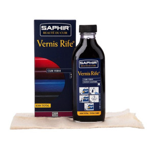 SAPHIR BDC Vernis Rife - Płyn do skór lakierowanych czarny nr01, 100ml