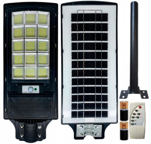 Lampa Latarnia Solarna Uliczna 800w + Uchwyt Pilot