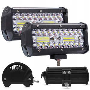 Zestaw 2 x Halogen lampa robocza LED - 120W 10-30V